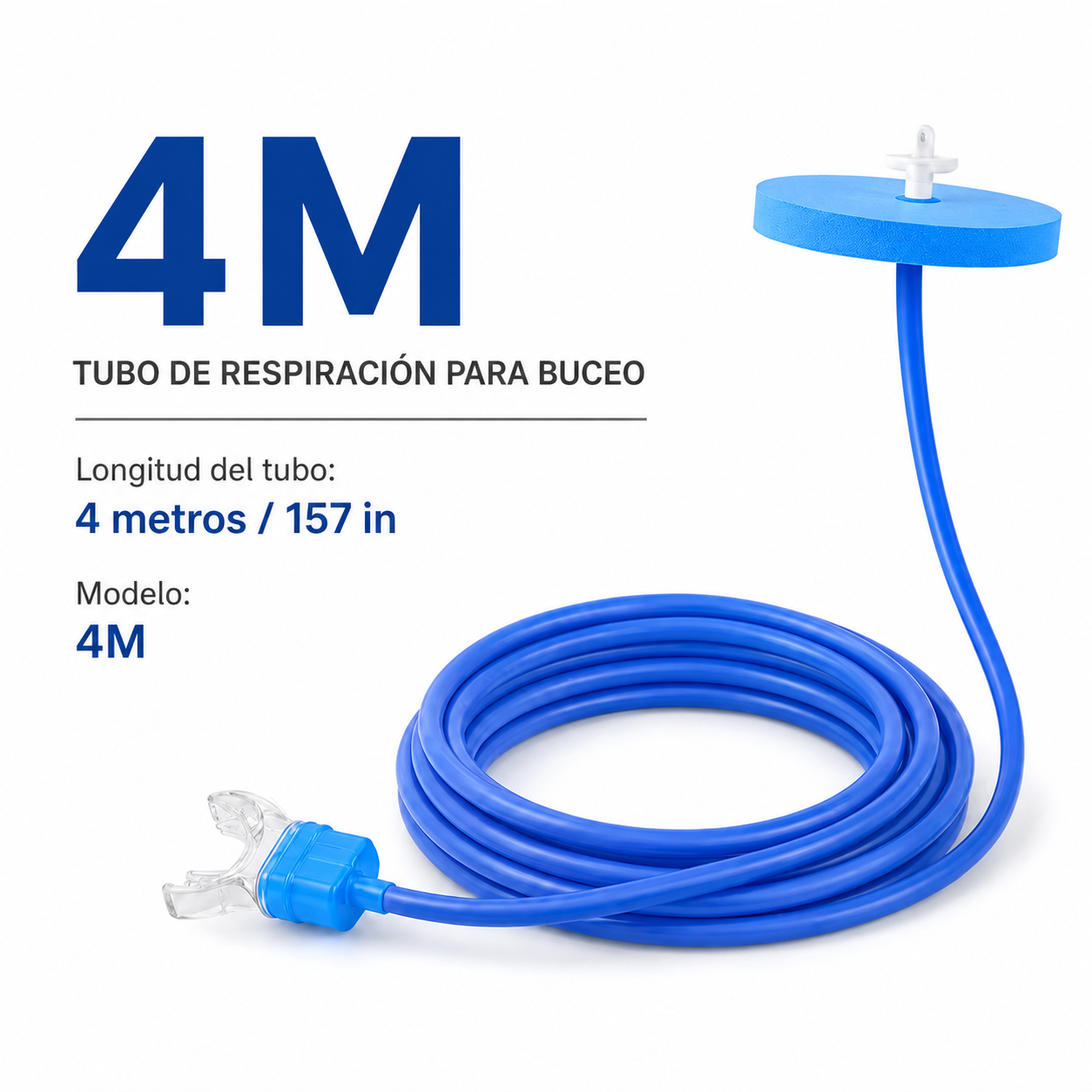 TUBO DE RESPIRACIÓN PARA BUCEO NAUTIVA