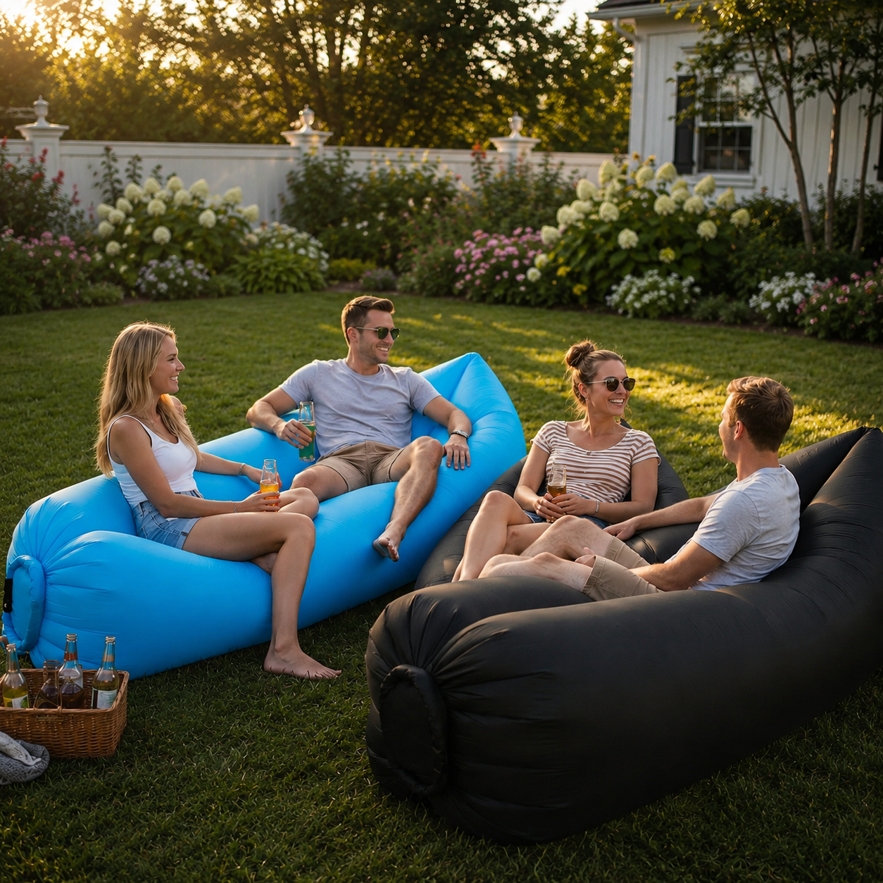 HAMACA INFLABLE PORTÁTIL